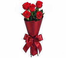 Букет 5 Красных роз Эдлесс Лав в Ленинск-Кузнецком