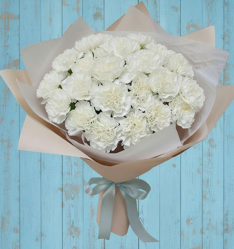 Букет цветов из: Гвоздики в Ленинск-Кузнецком