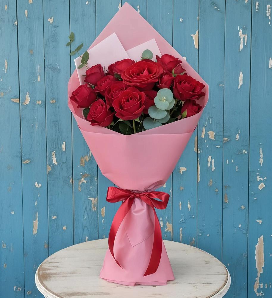 Букет цветов из: Розы в Ленинск-Кузнецком