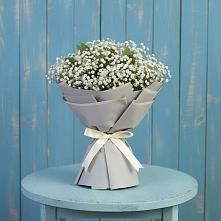Букет цветов из:  Гипсофила в Ленинск-Кузнецком