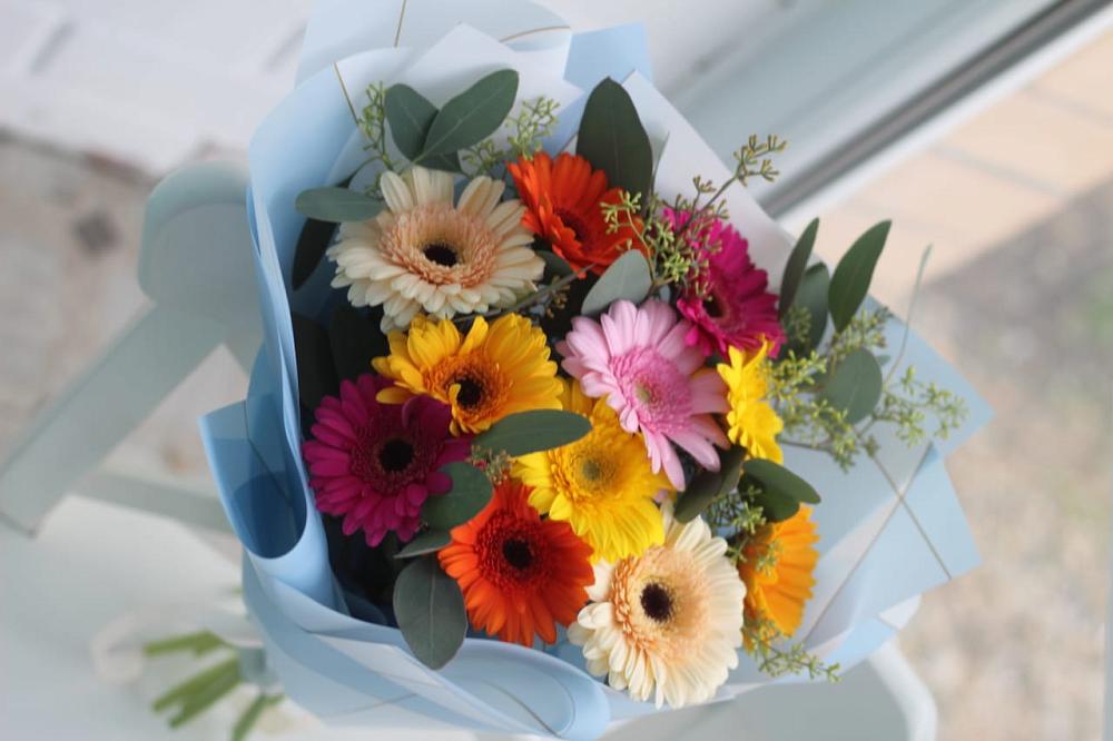 Букет цветов из: Герберы в Ленинск-Кузнецком