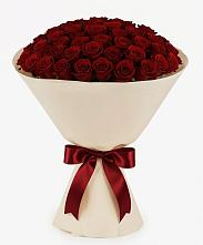Букет 101 Бордовая роза Блэк Бакарра в Ленинск-Кузнецком