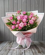 Букет Розовый кустик в Ленинск-Кузнецком