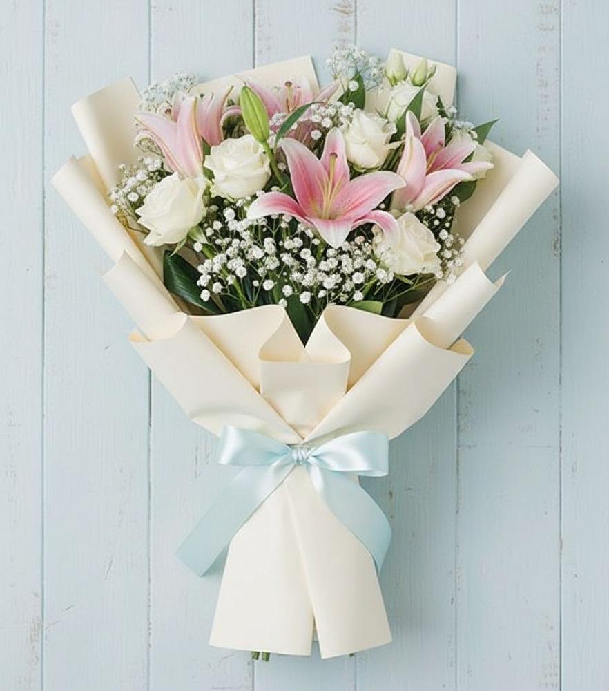Букет цветов из: Лилии в Ленинск-Кузнецком