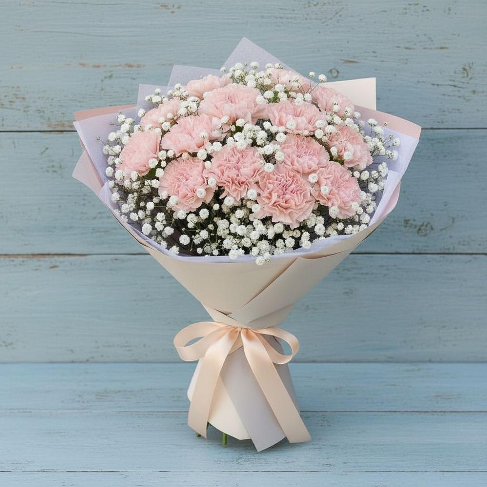 Букет цветов из: Гвоздики в Ленинск-Кузнецком