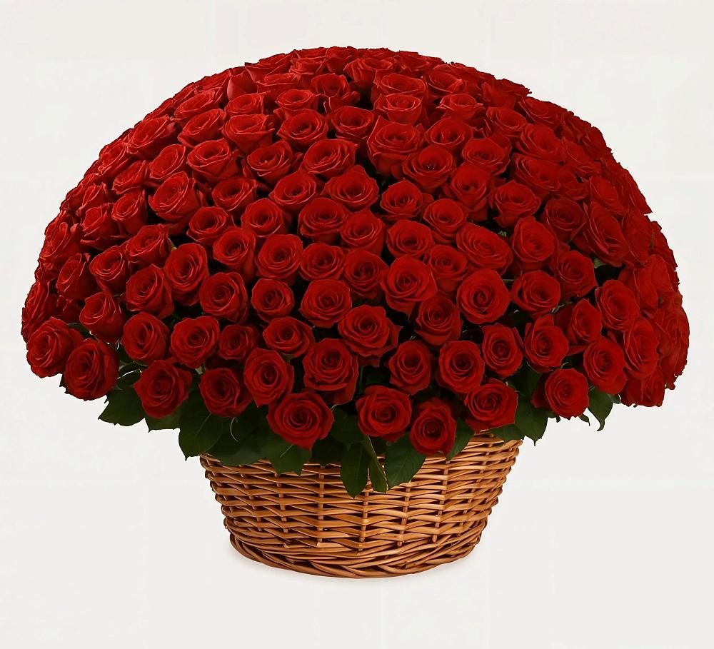 Премиум букет из: Розы в Ленинск-Кузнецком