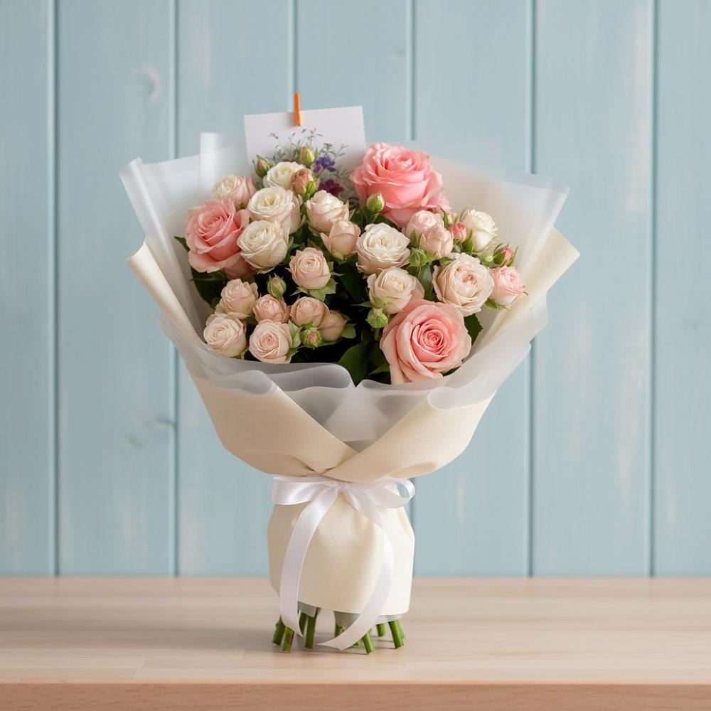 Букет цветов из: Розы в Ленинск-Кузнецком