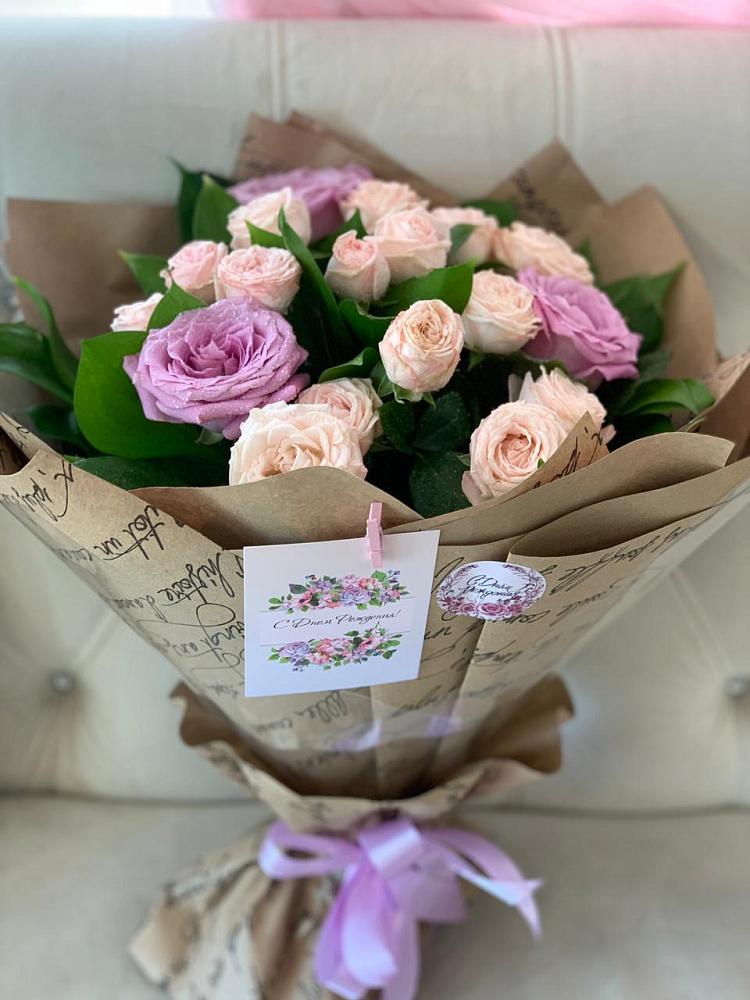 Букет цветов из: Розы в Ленинск-Кузнецком