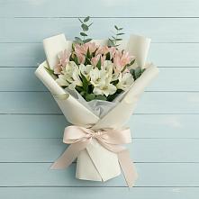 Букет цветов из:  Альстромерии в Ленинск-Кузнецком