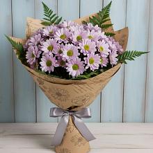 Букет цветов из:  Хризантемы #REPLACE_PRED# Ленинск-Кузнецком