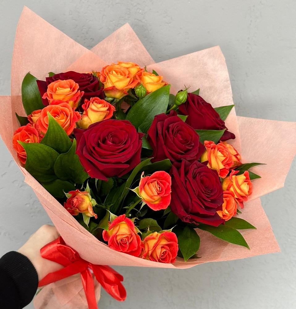 Букет Любовь и восторг в Ленинск-Кузнецком