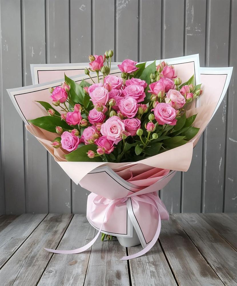 Букет Розовый кустик в Ленинск-Кузнецком