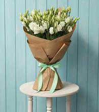 Букет цветов из:  Лизиантусы в Ленинск-Кузнецком