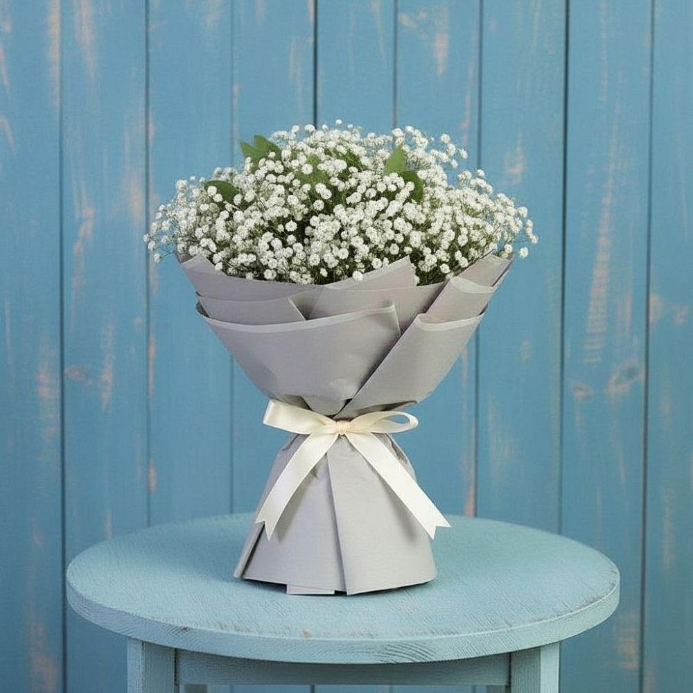 Букет цветов из: Гипсофила в Ленинск-Кузнецком