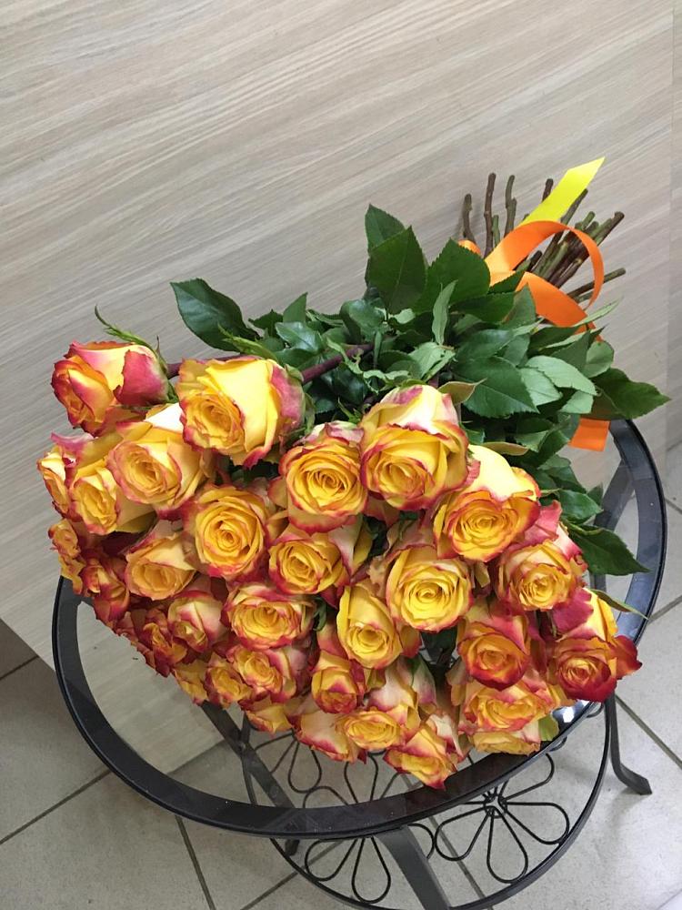 Букет Желтые розы в Ленинск-Кузнецком