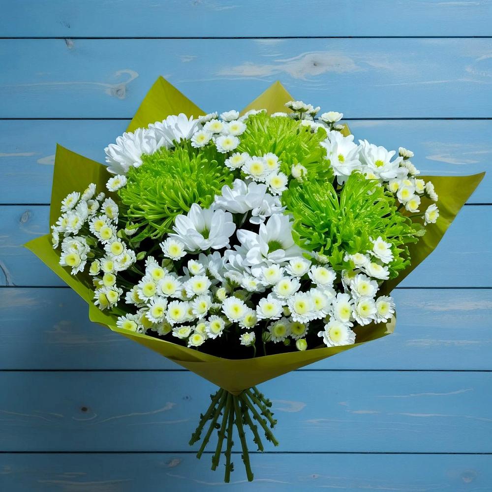 Букет цветов из: Хризантемы в Ленинск-Кузнецком