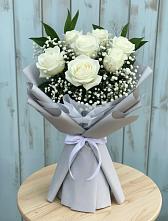 Букет цветов из:  Розы #REPLACE_PRED# Ленинск-Кузнецком