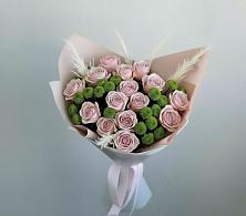 Букет цветов из:  Розы и Хризантемы в Ленинск-Кузнецком
