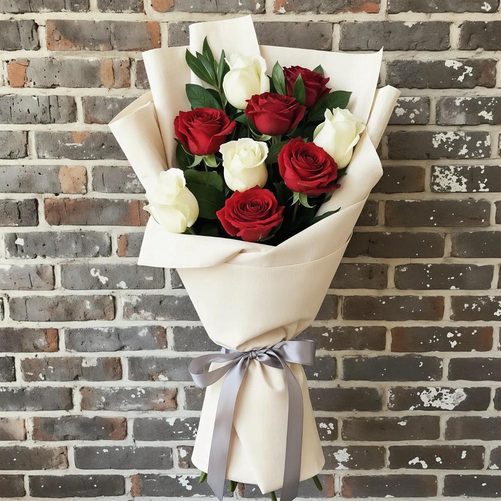 Букет цветов из: Розы в Ленинск-Кузнецком