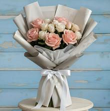 Букет цветов из:  Розы #REPLACE_PRED# Ленинск-Кузнецком