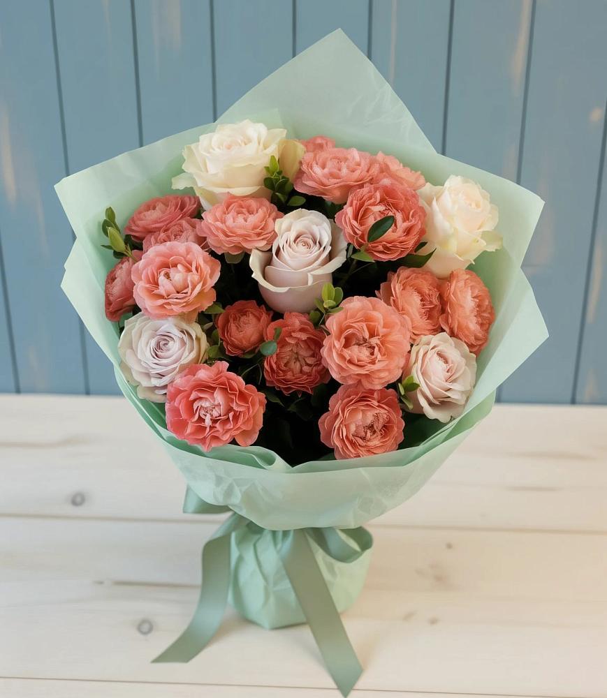 Букет цветов из: Розы в Ленинск-Кузнецком