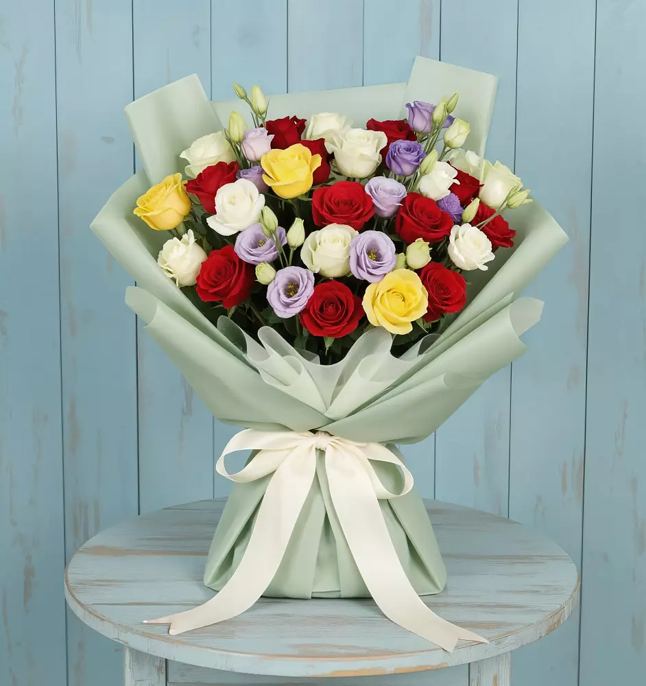 Букет цветов из: Розы в Ленинск-Кузнецком