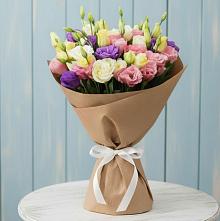 Букет цветов из:  Лизиантусы в Ленинск-Кузнецком