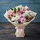 Букет цветов из: Хризантемы, Альстромерии и Розы в Ленинск-Кузнецком